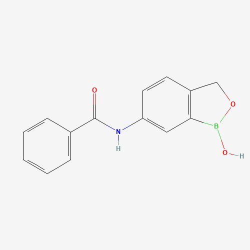 N-(1-hydroxy-3H-2,1-benzoxaborol-6-yl)benzamide (CAS: 943311-29-3) - Chemical Structure and Molecular Formula 