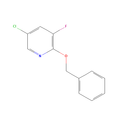 5-chloro-3-fluoro-2-phenylmethoxypyridine (CAS: 1227622-70-9) - Related Chemical Product