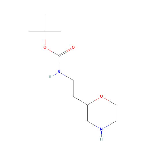 tert-butyl N-(2-morpholin-2-ylethyl)carbamate (CAS: 1032507-63-3) - Related Chemical Product