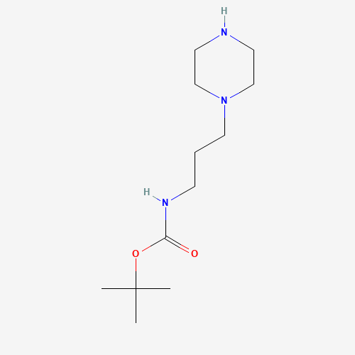 tert-butyl N-(3-piperazin-1-ylpropyl)carbamate (CAS: 874831-60-4) - Related Chemical Product