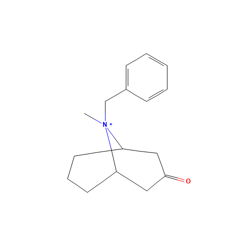 9-benzyl-9-methyl-9-azoniabicyclo[3.3.1]nonan-3-one (CAS: 1127117-15-0) - Related Chemical Product