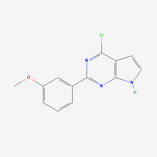 4-chloro-2-(3-methoxyphenyl)-7H-pyrrolo[2,3-d]pyrimidine (CAS: 541503-96-2) - Related Chemical Product