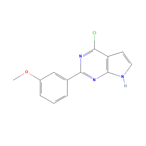 4-chloro-2-(3-methoxyphenyl)-7H-pyrrolo[2,3-d]pyrimidine (CAS: 541503-96-2) - Related Chemical Product