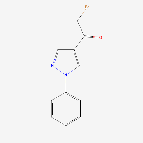 2-bromo-1-(1-phenylpyrazol-4-yl)ethanone (CAS: 91062-67-8) - Related Chemical Product