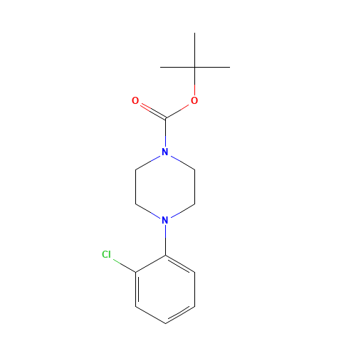 tert-butyl 4-(2-chlorophenyl)piperazine-1-carboxylate (CAS: 1104513-49-6) - Chemical Structure and Molecular Formula 