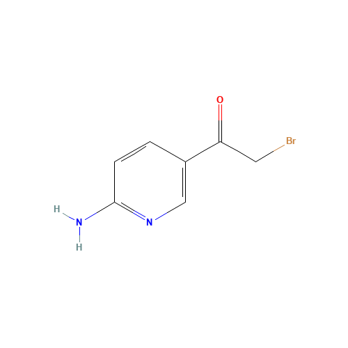 1-(6-aminopyridin-3-yl)-2-bromoethanone (CAS: 765266-65-7) - Related Chemical Product