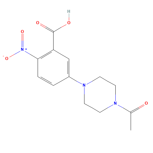 5-(4-acetylpiperazin-1-yl)-2-nitrobenzoic acid (CAS: 1019351-83-7) - Related Chemical Product