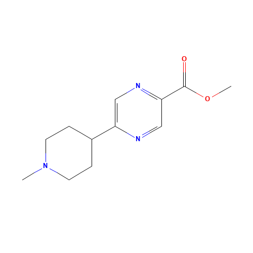 methyl 5-(1-methylpiperidin-4-yl)pyrazine-2-carboxylate (CAS: 1035271-45-4) - Related Chemical Product