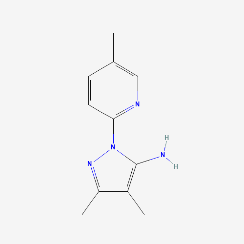 4,5-dimethyl-2-(5-methylpyridin-2-yl)pyrazol-3-amine (CAS: 1335140-80-1) - Related Chemical Product
