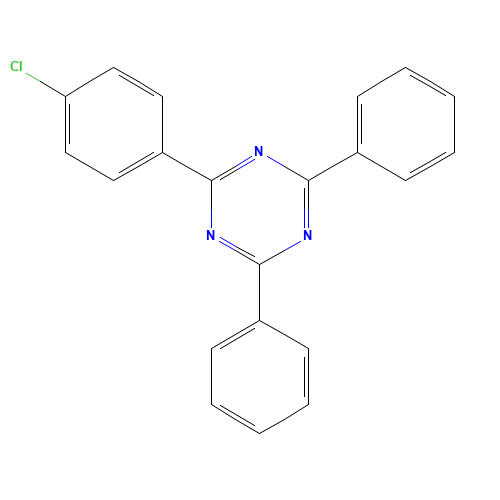 2-(4-chlorophenyl)-4,6-diphenyl-1,3,5-triazine (CAS: 3114-52-1) - Related Chemical Product