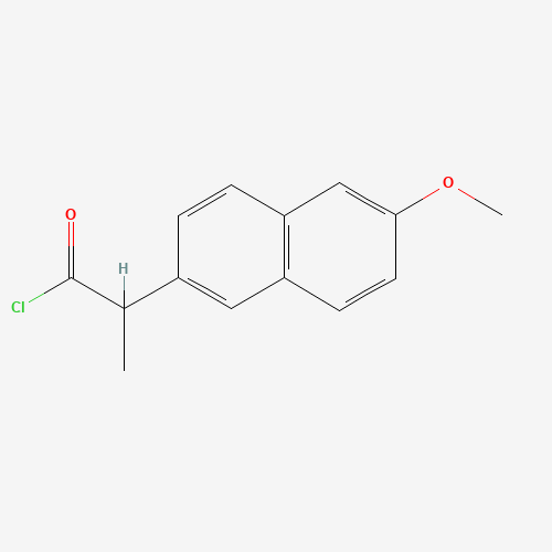 2-(6-methoxynaphthalen-2-yl)propanoyl chloride (CAS: 38835-18-6) - Related Chemical Product