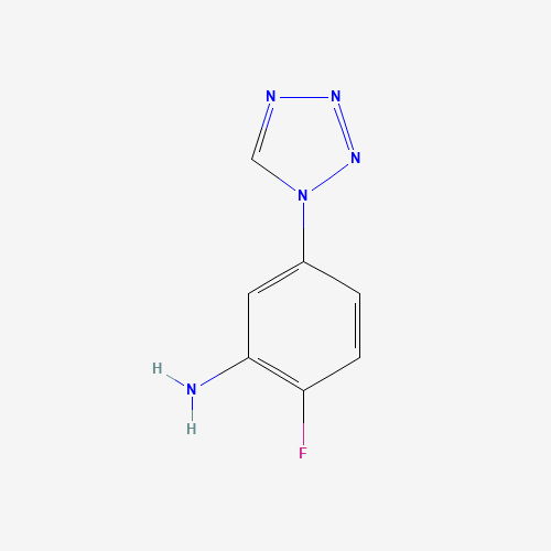 2-fluoro-5-(tetrazol-1-yl)aniline (CAS: 924871-22-7) - Related Chemical Product