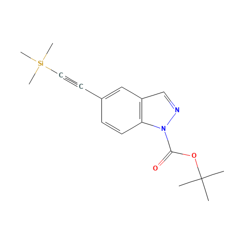 tert-butyl 5-(2-trimethylsilylethynyl)indazole-1-carboxylate (CAS: 1093306-78-5) - Related Chemical Product