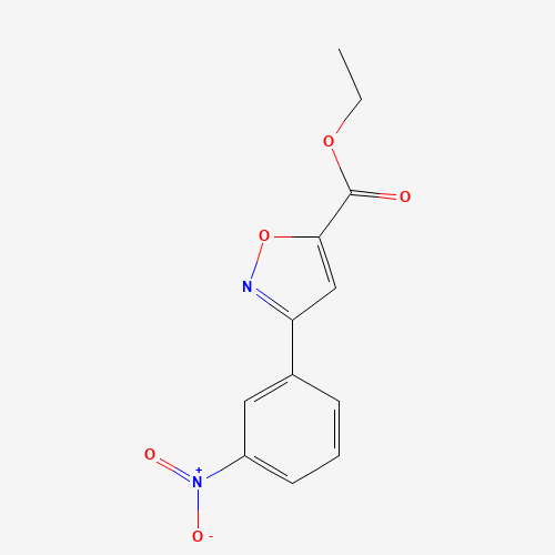 ethyl 3-(3-nitrophenyl)-1,2-oxazole-5-carboxylate (CAS: 383894-06-2) - Related Chemical Product
