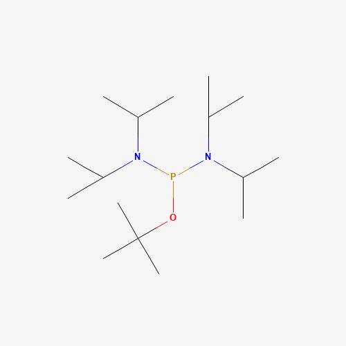 N-[[di(propan-2-yl)amino]-[(2-methylpropan-2-yl)oxy]phosphanyl]-N-propan-2-ylpropan-2-amine (CAS: 137348-88-0) - Related Chemical Product