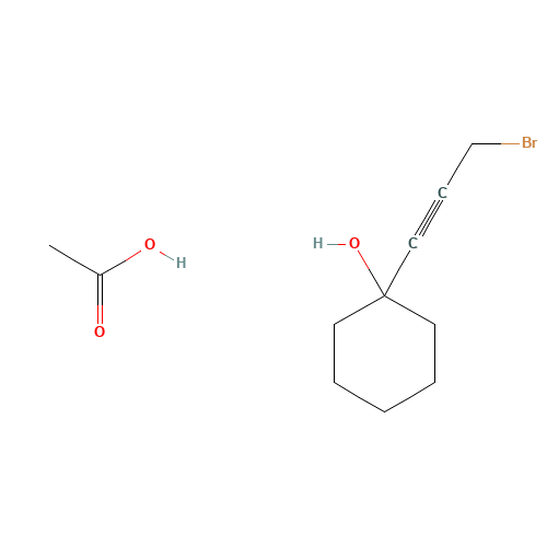 acetic acid;1-(3-bromoprop-1-ynyl)cyclohexan-1-ol (CAS: 54315-45-6) - Related Chemical Product