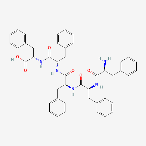 2-[[2-[[2-[[2-[(2-amino-3-phenylpropanoyl)amino]-3-phenylpropanoyl]amino]-3-phenylpropanoyl]amino]-3-phenylpropanoyl]amino]-3-phenylpropanoic acid (CAS: 65757-10-0) - Related Chemical Product