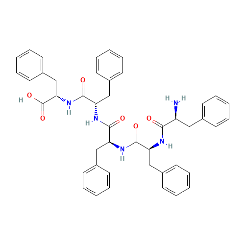 2-[[2-[[2-[[2-[(2-amino-3-phenylpropanoyl)amino]-3-phenylpropanoyl]amino]-3-phenylpropanoyl]amino]-3-phenylpropanoyl]amino]-3-phenylpropanoic acid (CAS: 65757-10-0) - Related Chemical Product