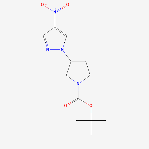 tert-butyl 3-(4-nitropyrazol-1-yl)pyrrolidine-1-carboxylate (CAS: 1056024-38-4) - Related Chemical Product