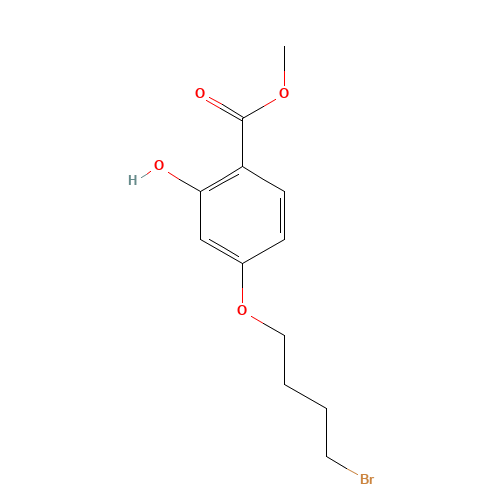 methyl 4-(4-bromobutoxy)-2-hydroxybenzoate (CAS: 875455-39-3) - Related Chemical Product