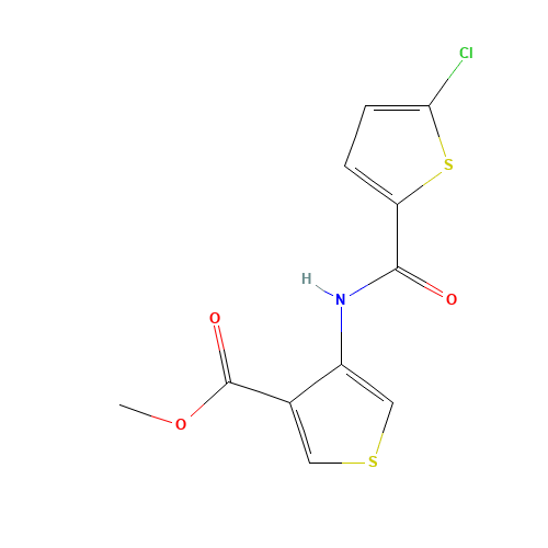 methyl 4-[(5-chlorothiophene-2-carbonyl)amino]thiophene-3-carboxylate (CAS: 929214-74-4) - Related Chemical Product