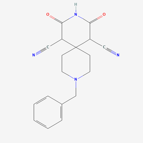 9-benzyl-2,4-dioxo-3,9-diazaspiro[5.5]undecane-1,5-dicarbonitrile (CAS: 189333-46-8) - Related Chemical Product