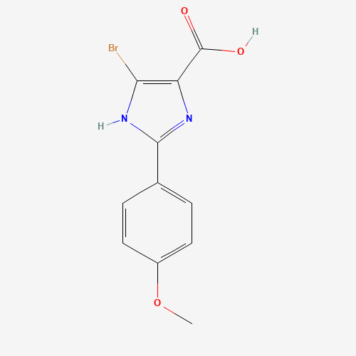 5-bromo-2-(4-methoxyphenyl)-1H-imidazole-4-carboxylic acid (CAS: 102151-65-5) - Related Chemical Product