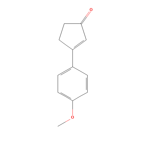 3-(4-methoxyphenyl)cyclopent-2-en-1-one (CAS: 2108-53-4) - Related Chemical Product