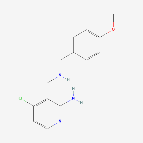 4-chloro-3-[[(4-methoxyphenyl)methylamino]methyl]pyridin-2-amine (CAS: 1265637-61-3) - Related Chemical Product