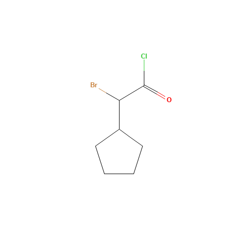2-bromo-2-cyclopentylacetyl chloride (CAS: 99644-87-8) - Related Chemical Product