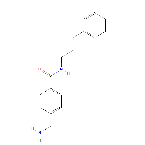 4-(aminomethyl)-N-(3-phenylpropyl)benzamide (CAS: 271591-82-3) - Related Chemical Product