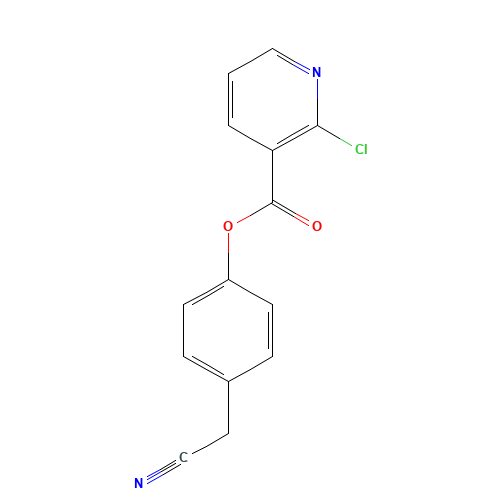 [4-(cyanomethyl)phenyl] 2-chloropyridine-3-carboxylate (CAS: 219930-05-9) - Related Chemical Product