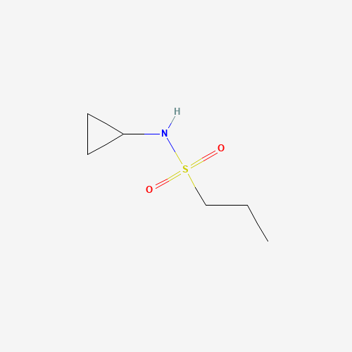 N-cyclopropylpropane-1-sulfonamide (CAS: 1240297-81-7) - Chemical Structure and Molecular Formula 