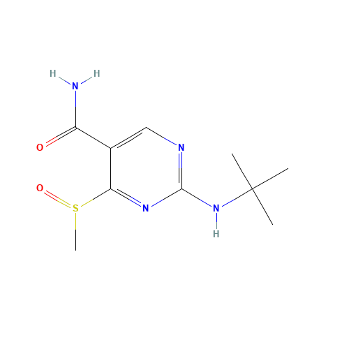 2-(tert-butylamino)-4-methylsulfinylpyrimidine-5-carboxamide (CAS: 1403865-02-0) - Related Chemical Product