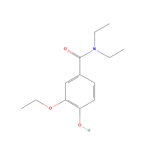 3-ethoxy-N,N-diethyl-4-hydroxybenzamide (CAS: 13898-68-5) - Related Chemical Product