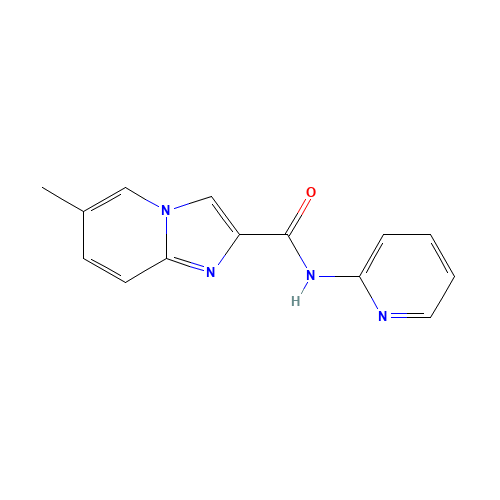 6-methyl-N-pyridin-2-ylimidazo[1,2-a]pyridine-2-carboxamide (CAS: 1040706-54-4) - Related Chemical Product