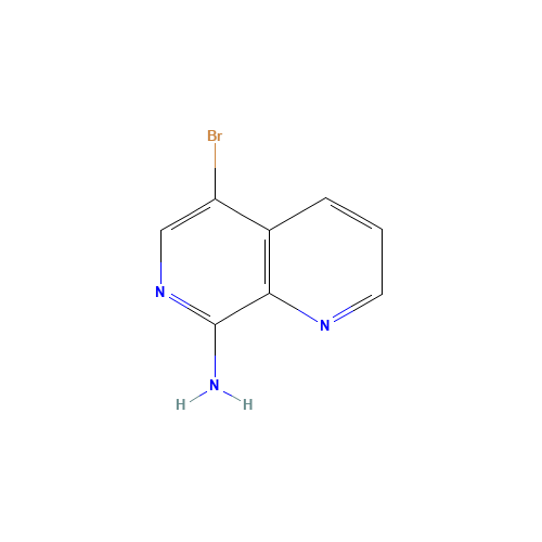5-bromo-1,7-naphthyridin-8-amine (CAS: 67967-17-3) - Related Chemical Product