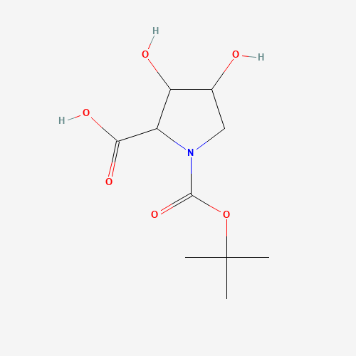 3,4-dihydroxy-1-[(2-methylpropan-2-yl)oxycarbonyl]pyrrolidine-2-carboxylic acid (CAS: 1401521-90-1) - Related Chemical Product