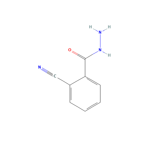 2-cyanobenzohydrazide (CAS: 19731-00-1) - Chemical Structure and Molecular Formula 