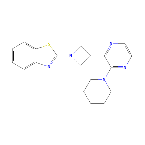 2-[3-(3-piperidin-1-ylpyrazin-2-yl)azetidin-1-yl]-1,3-benzothiazole (CAS: 1349869-29-9) - Related Chemical Product