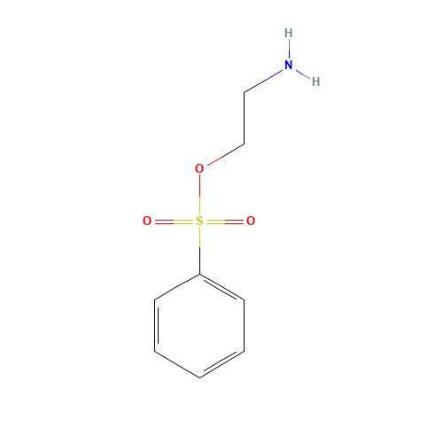 2-aminoethyl benzenesulfonate (CAS: 771582-62-8) - Chemical Structure and Molecular Formula 