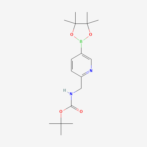tert-butyl N-[[5-(4,4,5,5-tetramethyl-1,3,2-dioxaborolan-2-yl)pyridin-2-yl]methyl]carbamate (CAS: 1374451-83-8) - Related Chemical Product