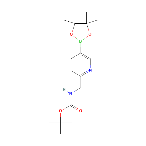 tert-butyl N-[[5-(4,4,5,5-tetramethyl-1,3,2-dioxaborolan-2-yl)pyridin-2-yl]methyl]carbamate (CAS: 1374451-83-8) - Related Chemical Product