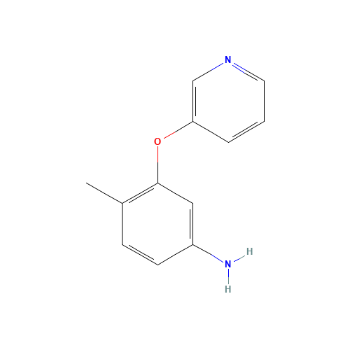 4-methyl-3-pyridin-3-yloxyaniline (CAS: 1020173-07-2) - Related Chemical Product