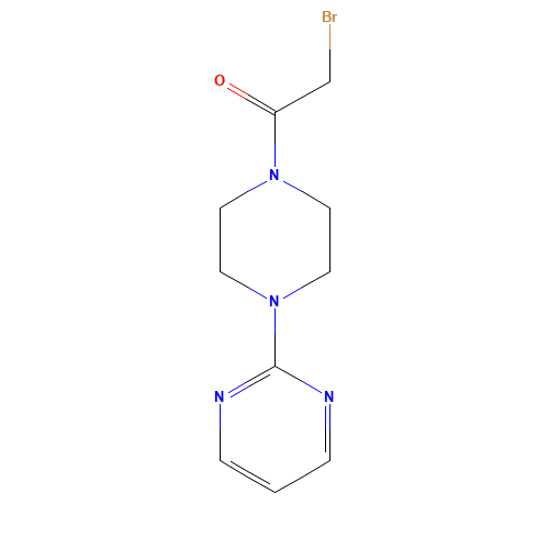 2-bromo-1-(4-pyrimidin-2-ylpiperazin-1-yl)ethanone (CAS: 1225910-54-2) - Related Chemical Product