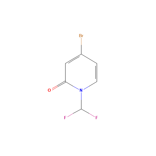 4-bromo-1-(difluoromethyl)pyridin-2-one (CAS: 832735-57-6) - Related Chemical Product