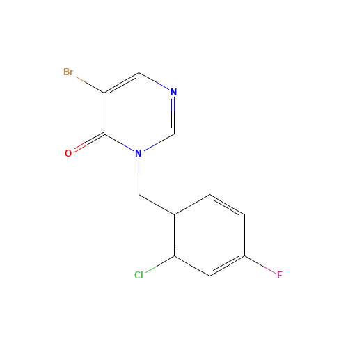 5-bromo-3-[(2-chloro-4-fluorophenyl)methyl]pyrimidin-4-one (CAS: 960298-41-3) - Related Chemical Product