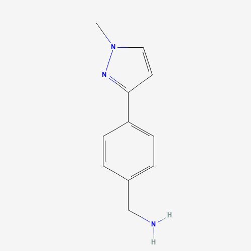 [4-(1-methylpyrazol-3-yl)phenyl]methanamine (CAS: 915707-40-3) - Related Chemical Product