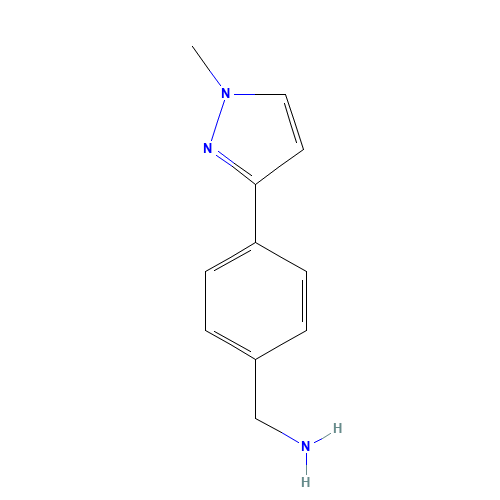 [4-(1-methylpyrazol-3-yl)phenyl]methanamine (CAS: 915707-40-3) - Related Chemical Product
