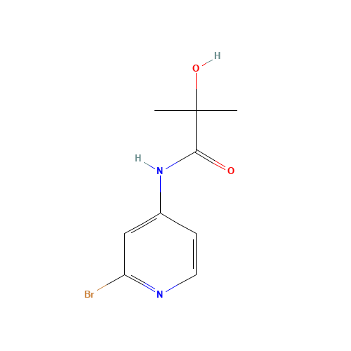 N-(2-bromopyridin-4-yl)-2-hydroxy-2-methylpropanamide (CAS: 1433904-52-9) - Related Chemical Product
